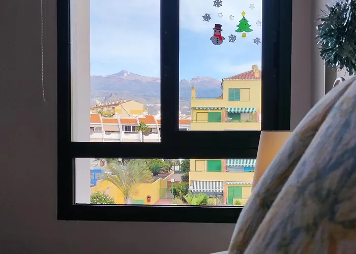 公寓 South Tenerife 2 Bedrooms With Sunny Terrace And Amazing Views To Teide And Pool *